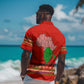 Wildlife South Africa Hawaiian Shirt Tribal Pattern National Flag Safari Silhouettes