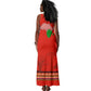 Wildlife South Africa Tank Maxi Dress Tribal Pattern National Flag Safari Silhouettes