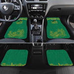 South Africa Springboks Car Mats with Tribal Antelope Design and Floral Accents