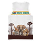 South Africa Wildlife Pride Basketball Jersey Big Five Animals TS04