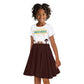 South Africa Wildlife Pride Kid Short Sleeve Dress Big Five Animals