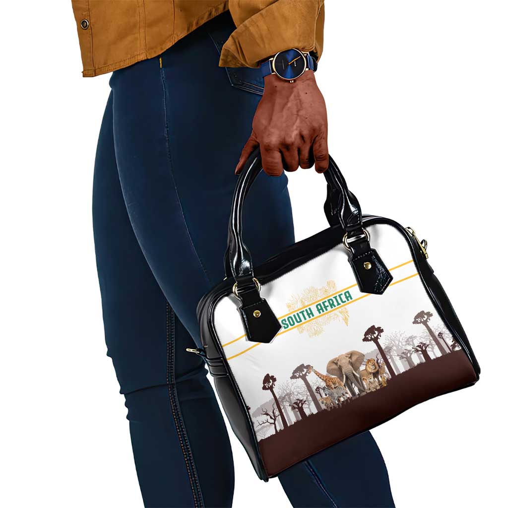 South Africa Wildlife Pride Shoulder Handbag Big Five Animals