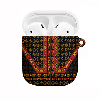 Cameroon Toghu Heritage AirPods Case Traditional Bamenda Pattern In African