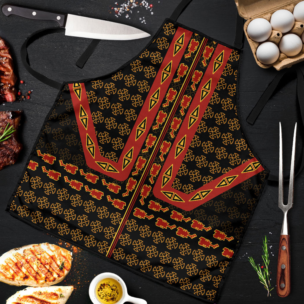Cameroon Toghu Heritage Apron Traditional Bamenda Pattern In African