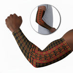 Cameroon Toghu Heritage Arm Sleeves Traditional Bamenda Pattern In African