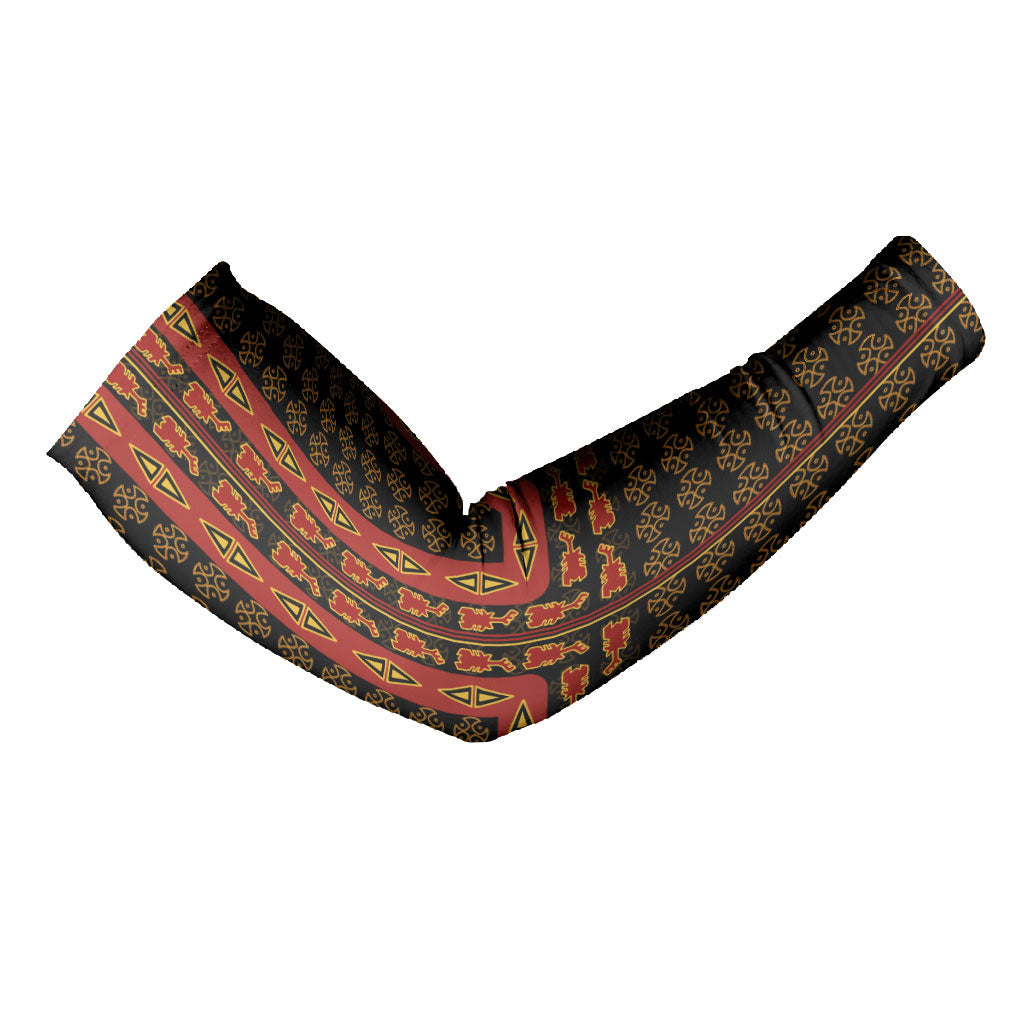 Cameroon Toghu Heritage Arm Sleeves Traditional Bamenda Pattern In African