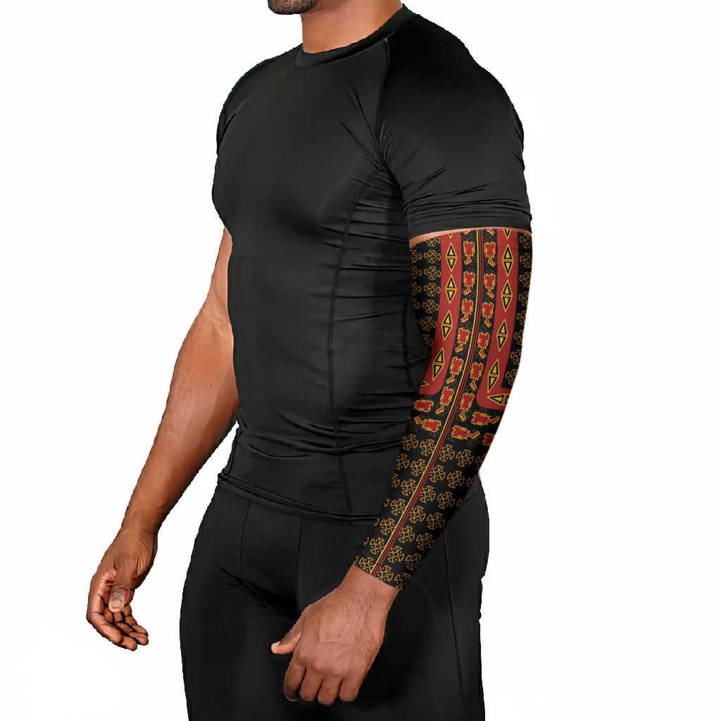 Cameroon Toghu Heritage Arm Sleeves Traditional Bamenda Pattern In African