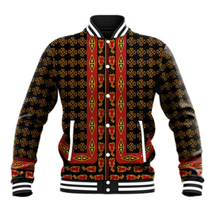 Cameroon Toghu Heritage Baseball Jacket Traditional Bamenda Pattern In African