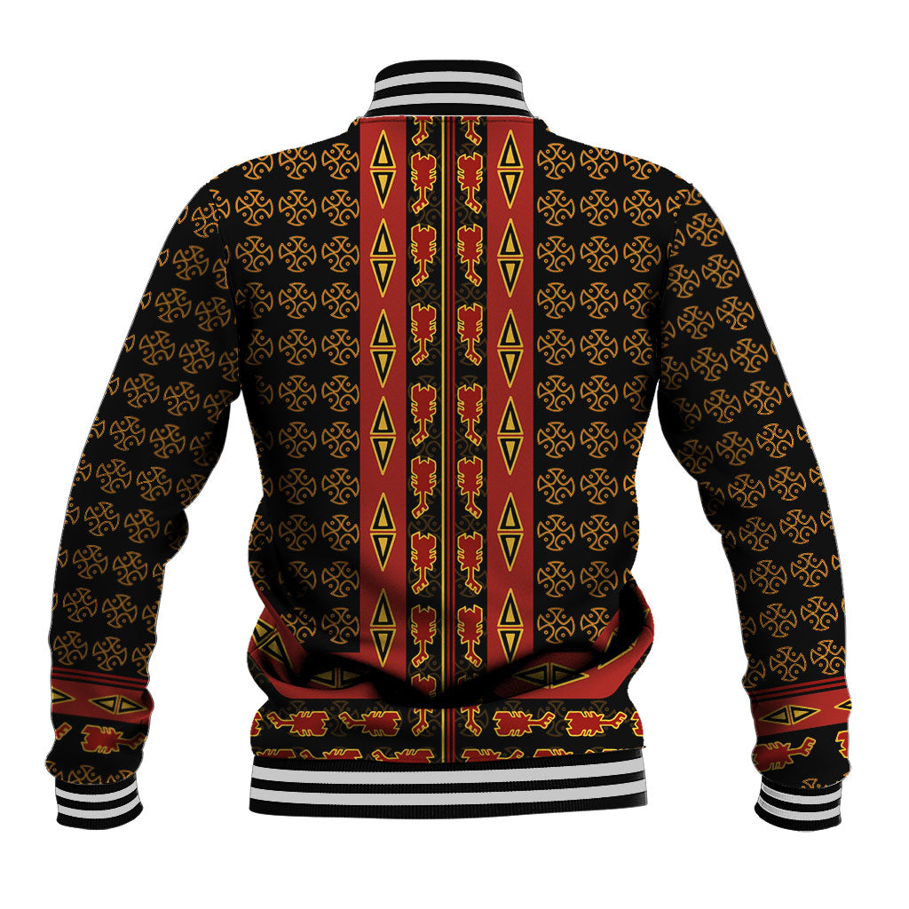 Cameroon Toghu Heritage Baseball Jacket Traditional Bamenda Pattern In African