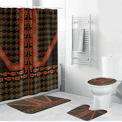 Cameroon Toghu Heritage Bathroom Set Traditional Bamenda Pattern In African