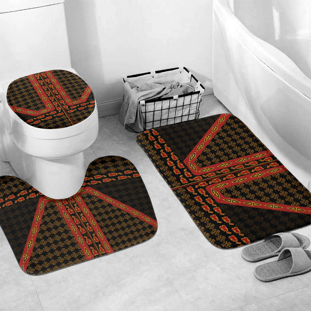 Cameroon Toghu Heritage Bathroom Set Traditional Bamenda Pattern In African