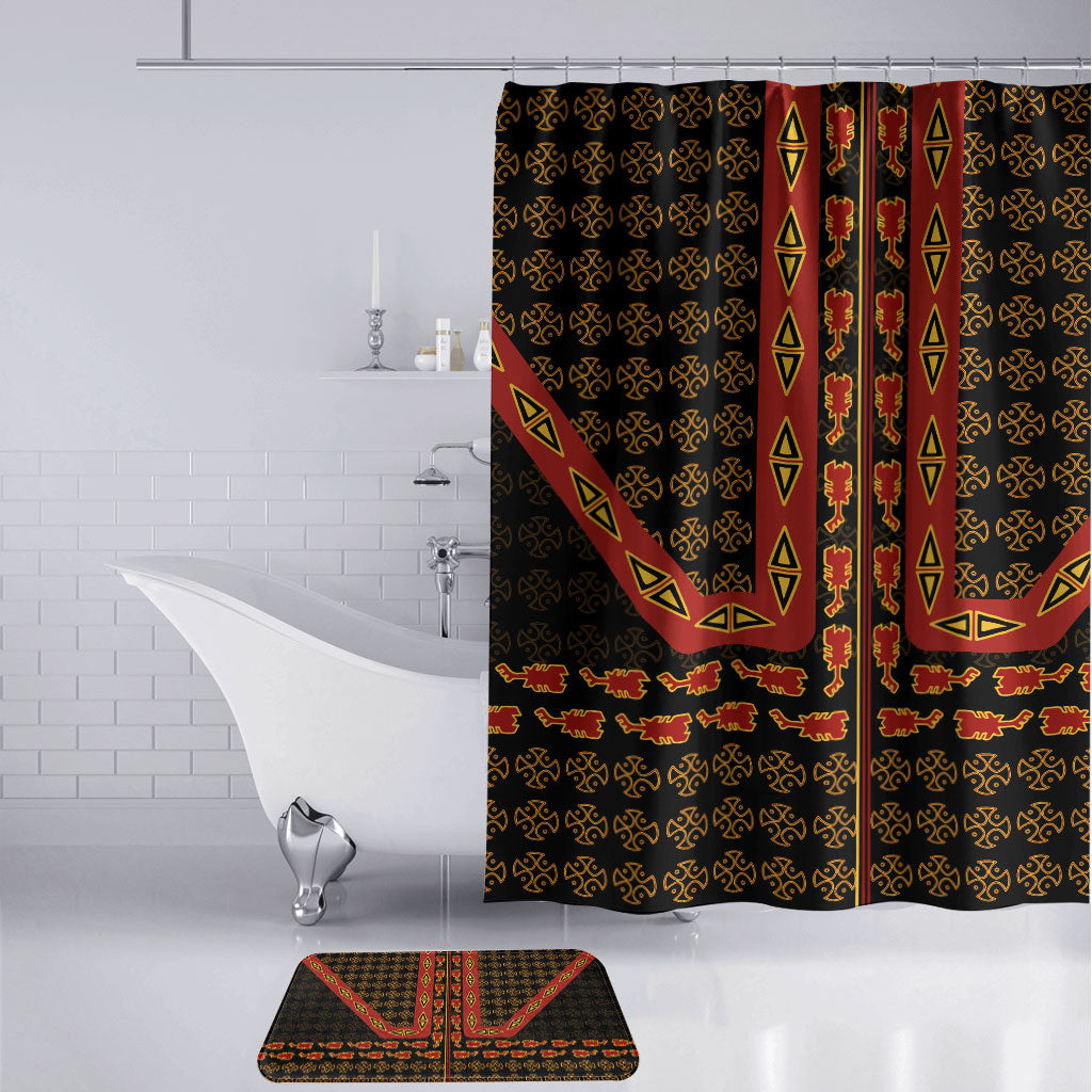 Cameroon Toghu Heritage Bathroom Set Traditional Bamenda Pattern In African