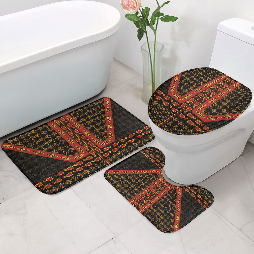 Cameroon Toghu Heritage Bathroom Set Traditional Bamenda Pattern In African