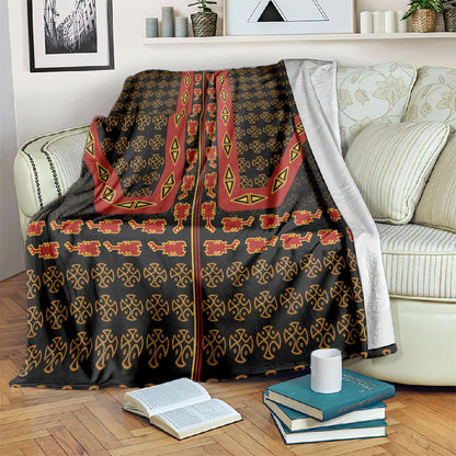 Cameroon Toghu Heritage Blanket Traditional Bamenda Pattern In African