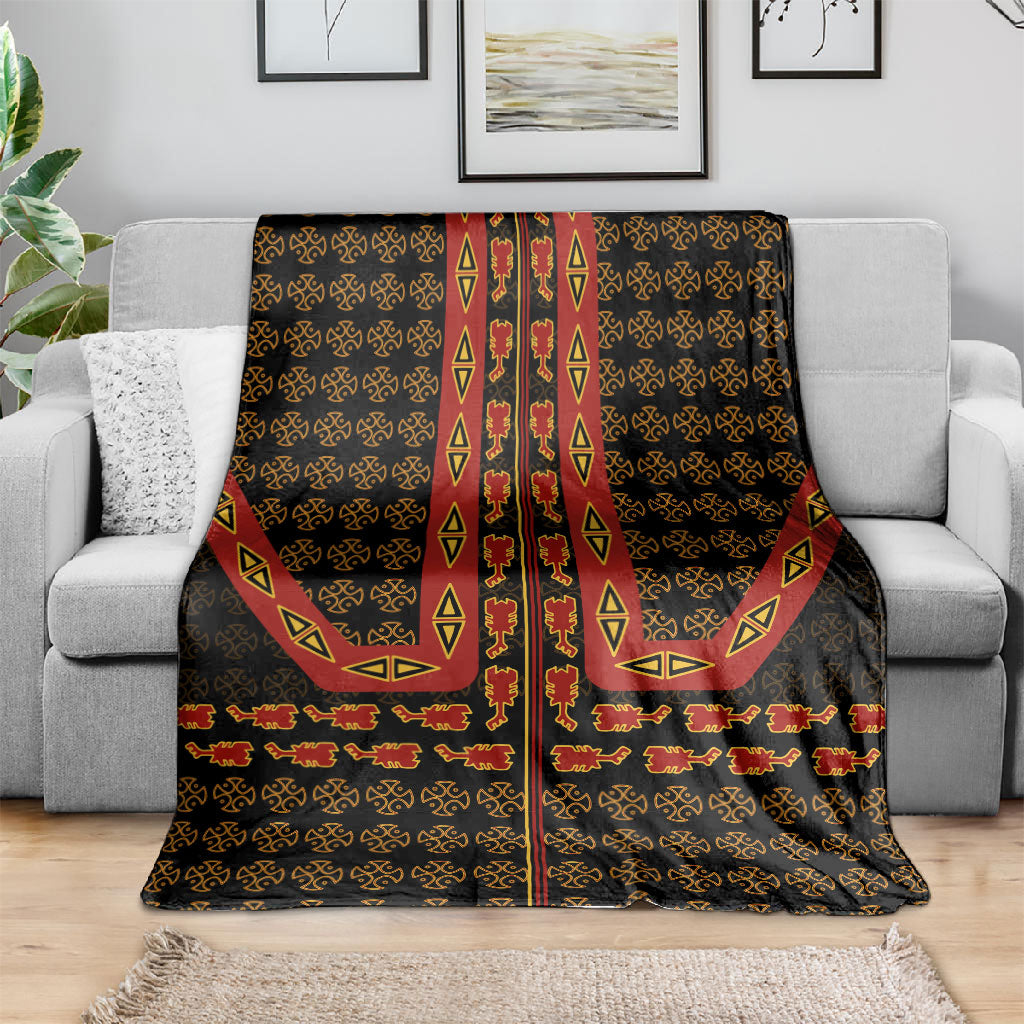 Cameroon Toghu Heritage Blanket Traditional Bamenda Pattern In African