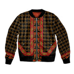 Cameroon Toghu Heritage Bomber Jacket Traditional Bamenda Pattern In African