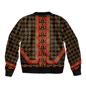 Cameroon Toghu Heritage Bomber Jacket Traditional Bamenda Pattern In African