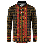 Cameroon Toghu Heritage Button Sweatshirt Traditional Bamenda Pattern In African