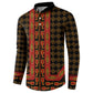 Cameroon Toghu Heritage Button Sweatshirt Traditional Bamenda Pattern In African