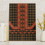 Cameroon Toghu Heritage Canvas Wall Art Traditional Bamenda Pattern In African