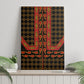 Cameroon Toghu Heritage Canvas Wall Art Traditional Bamenda Pattern In African