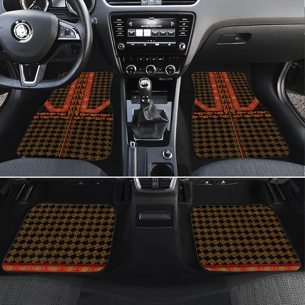 Cameroon Toghu Heritage Car Mats Traditional Bamenda Pattern In African