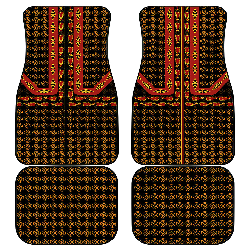 Cameroon Toghu Heritage Car Mats Traditional Bamenda Pattern In African
