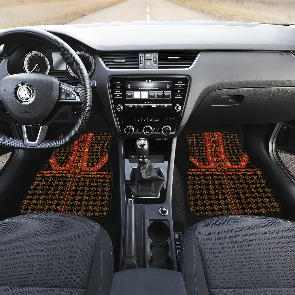 Cameroon Toghu Heritage Car Mats Traditional Bamenda Pattern In African