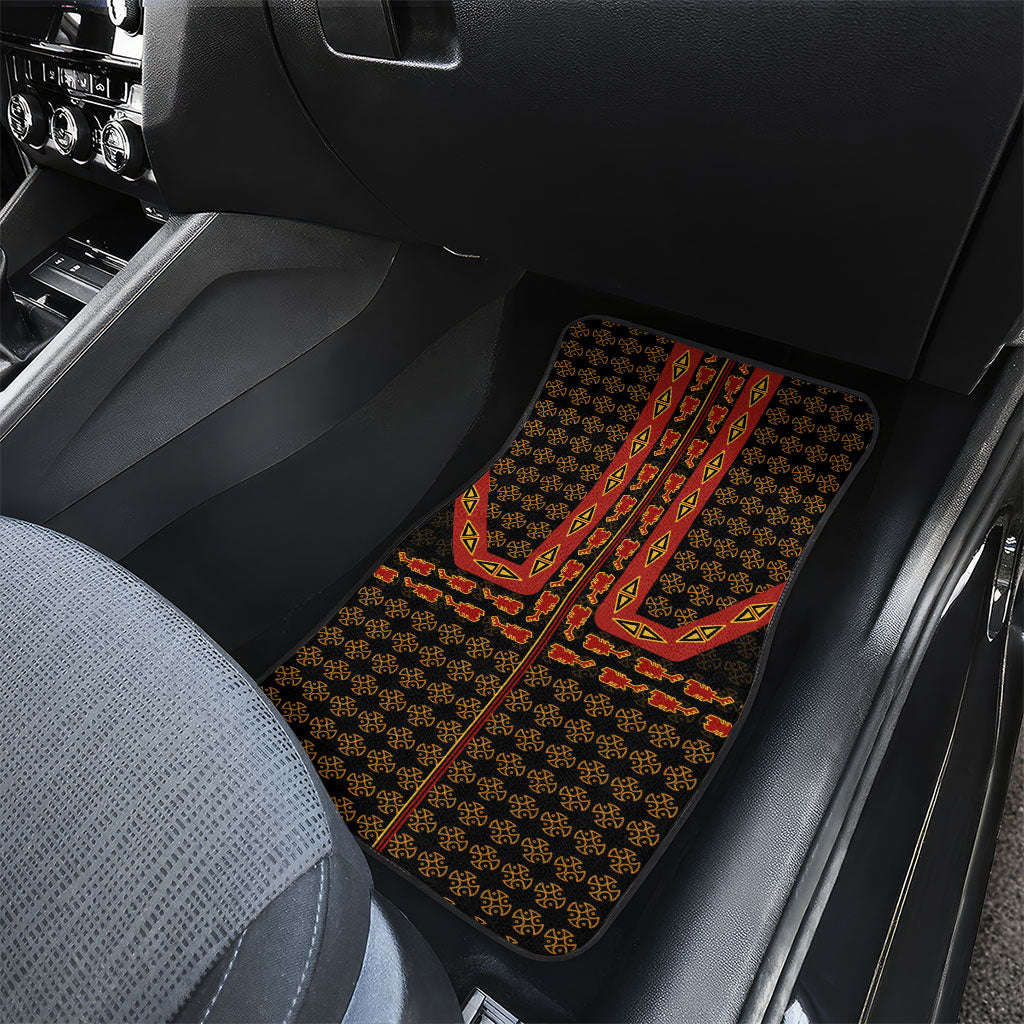 Cameroon Toghu Heritage Car Mats Traditional Bamenda Pattern In African