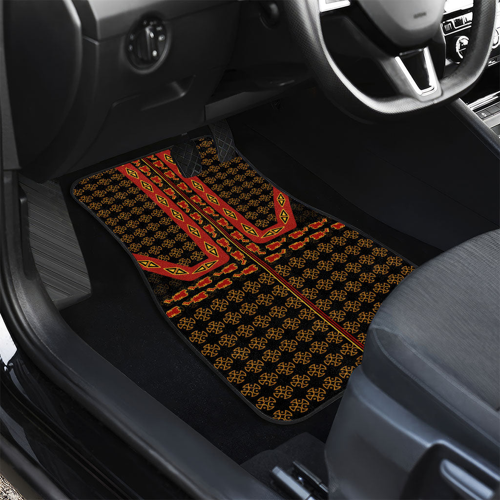 Cameroon Toghu Heritage Car Mats Traditional Bamenda Pattern In African