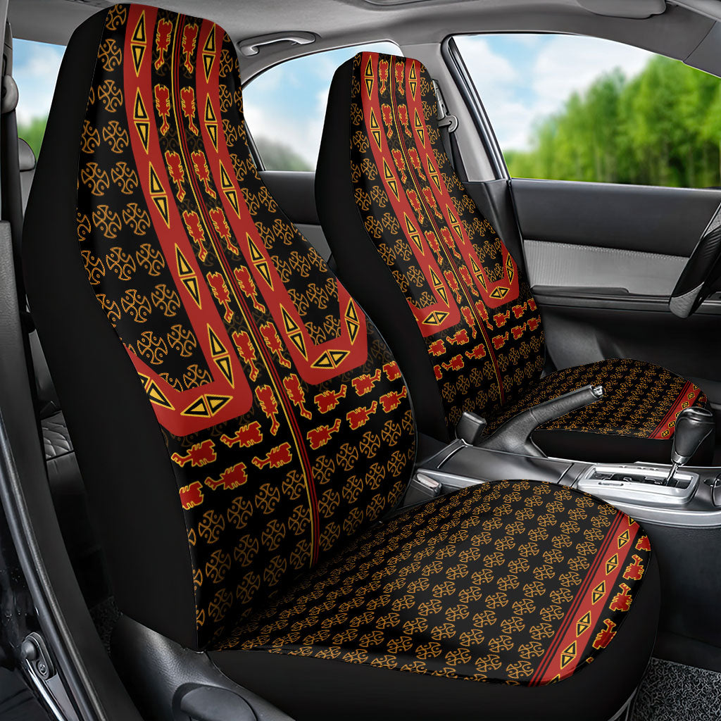 Cameroon Toghu Heritage Car Seat Cover Traditional Bamenda Pattern In African