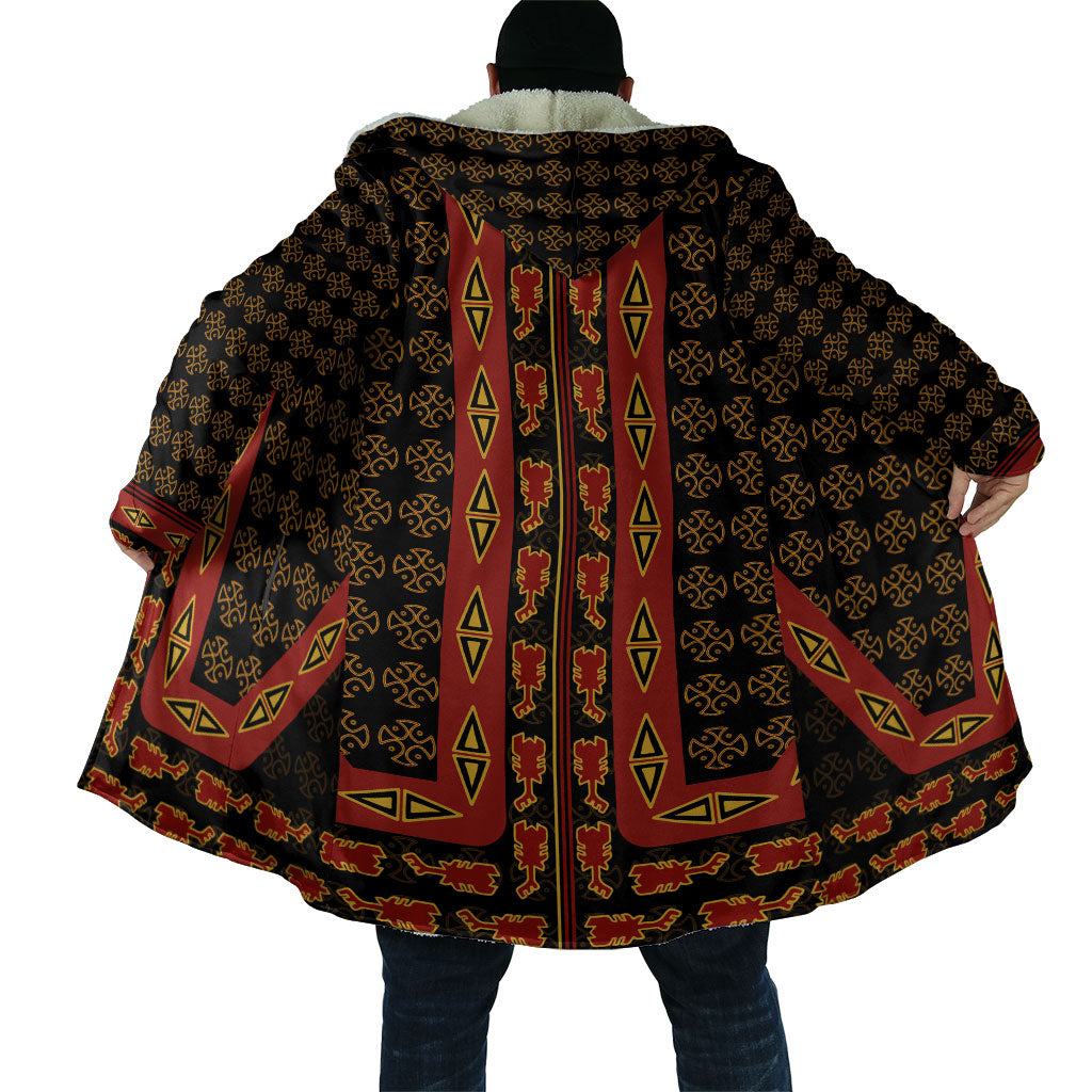 Cameroon Toghu Heritage Cloak Traditional Bamenda Pattern In African