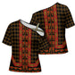 Cameroon Toghu Heritage Cross Shoulder Shirt Traditional Bamenda Pattern In African