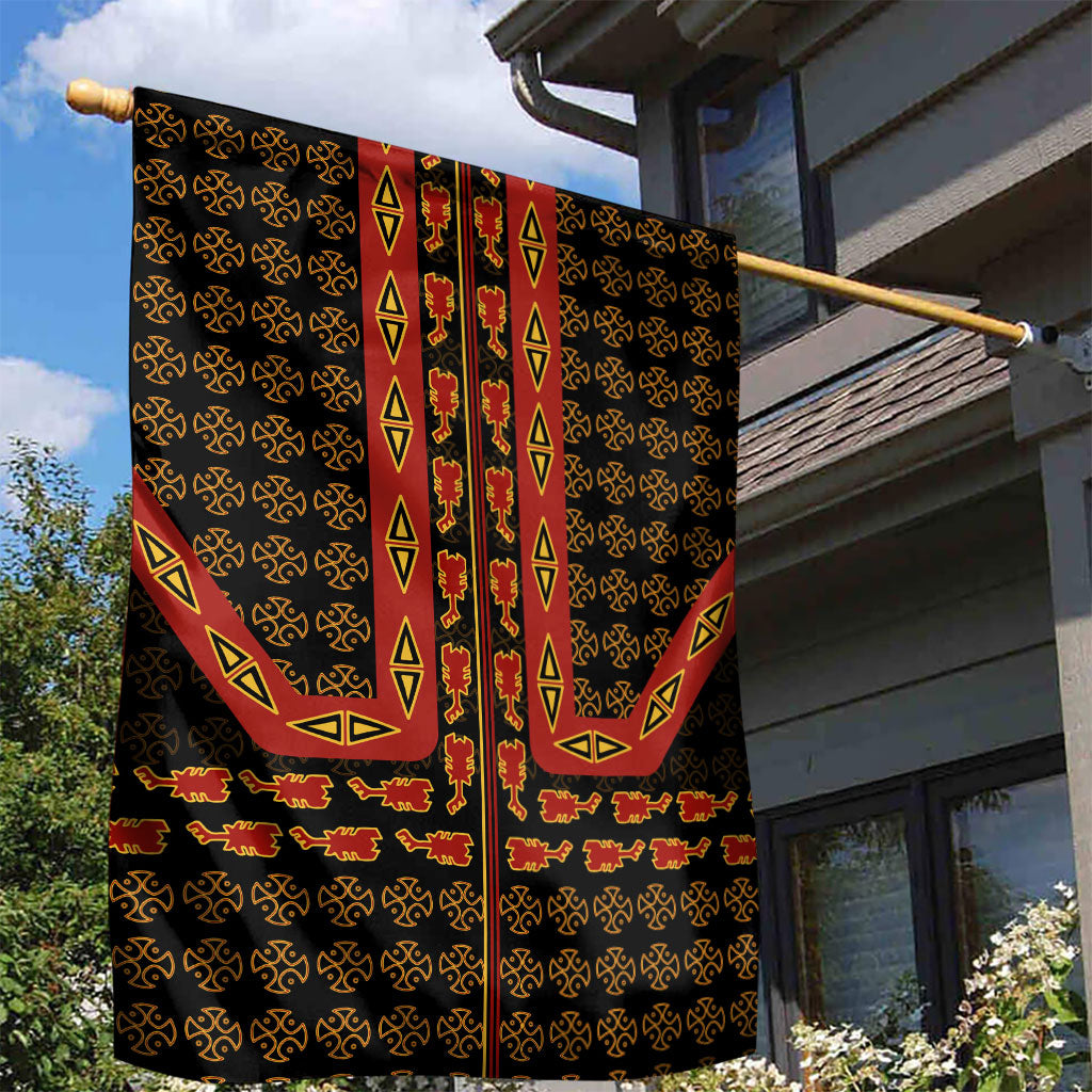 Cameroon Toghu Heritage Garden Flag Traditional Bamenda Pattern In African