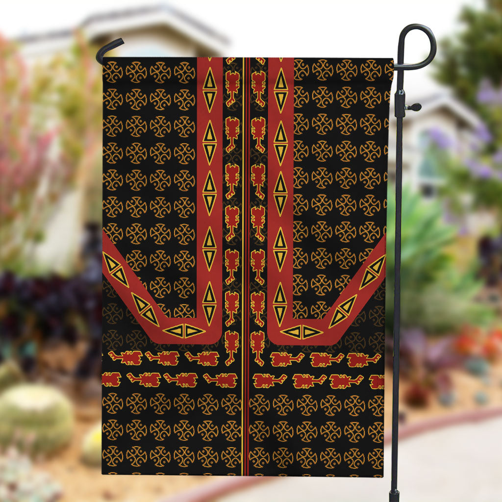 Cameroon Toghu Heritage Garden Flag Traditional Bamenda Pattern In African