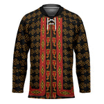 Cameroon Toghu Heritage Hockey Jersey Traditional Bamenda Pattern In African