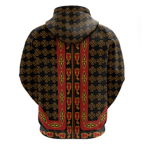 Cameroon Toghu Heritage Hoodie Traditional Bamenda Pattern In African