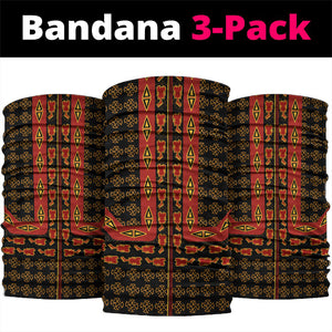 Cameroon Toghu Heritage Neck Gaiter Traditional Bamenda Pattern In African