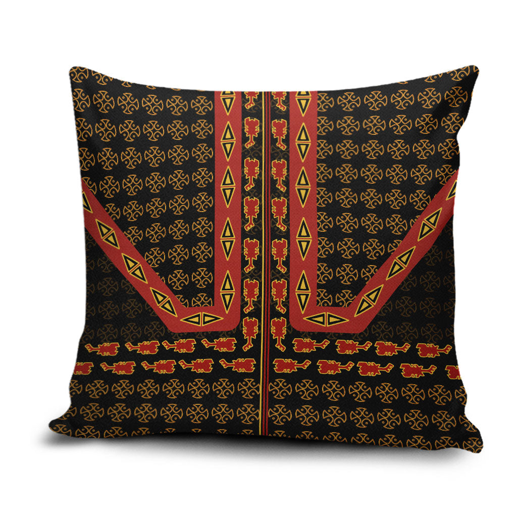 Cameroon Toghu Heritage Pillow Cover Traditional Bamenda Pattern In African