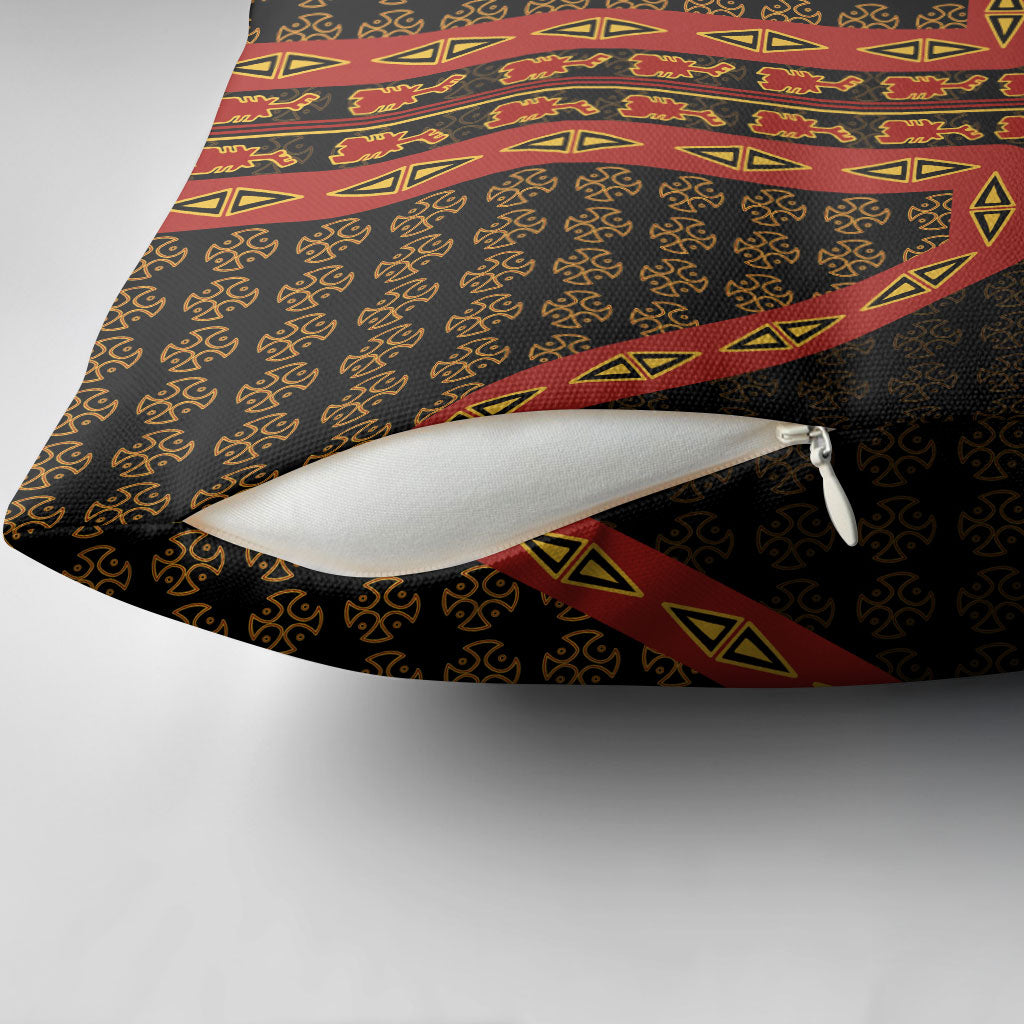 Cameroon Toghu Heritage Pillow Cover Traditional Bamenda Pattern In African