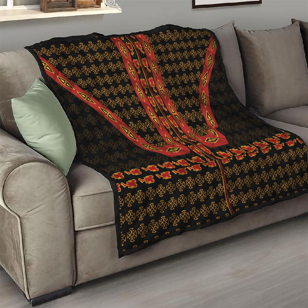 Cameroon Toghu Heritage Quilt Traditional Bamenda Pattern In African