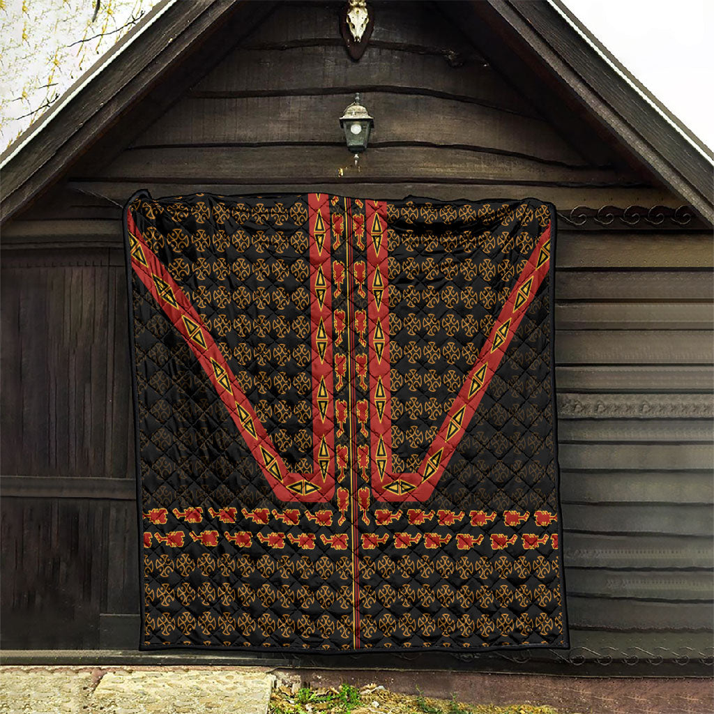 Cameroon Toghu Heritage Quilt Traditional Bamenda Pattern In African