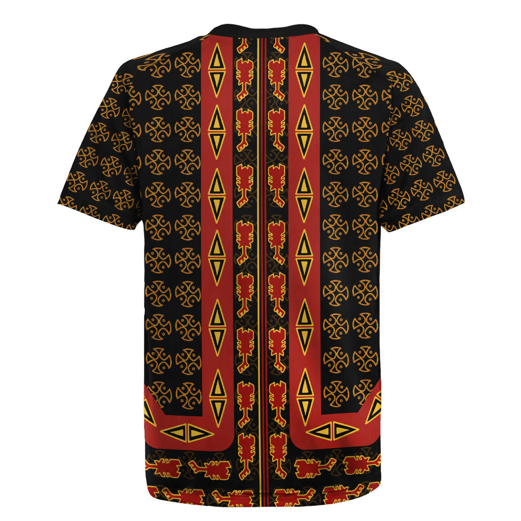 Cameroon Toghu Heritage Rugby Jersey Traditional Bamenda Pattern In African
