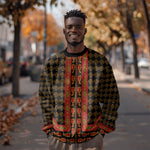 Cameroon Toghu Heritage Sweatshirt Traditional Bamenda Pattern In African