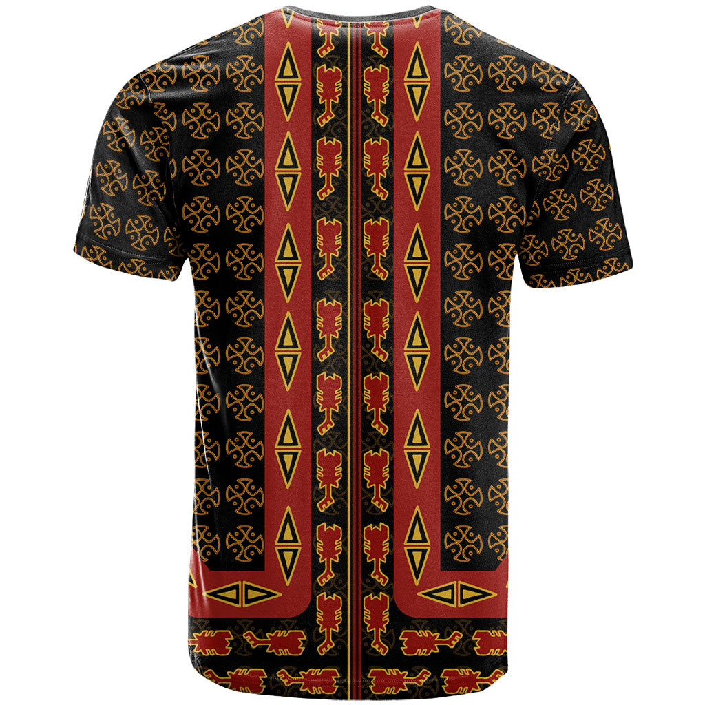Cameroon Toghu Heritage T shirt Traditional Bamenda Pattern In African