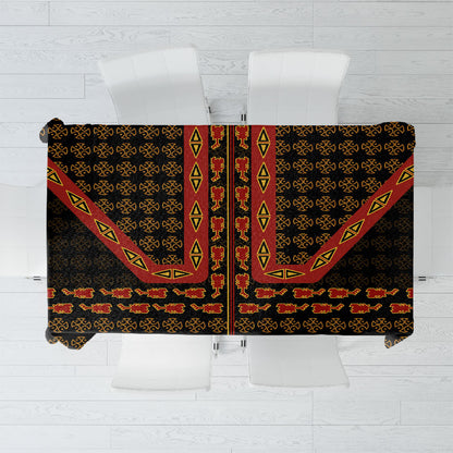 Cameroon Toghu Heritage Tablecloth Traditional Bamenda Pattern In African