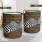 Cameroon Toghu Bamenda Laundry Basket African Traditional Art