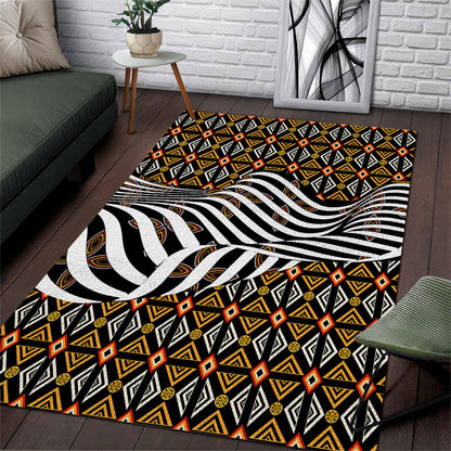 Cameroon Toghu Bamenda Area Rug African Traditional Art