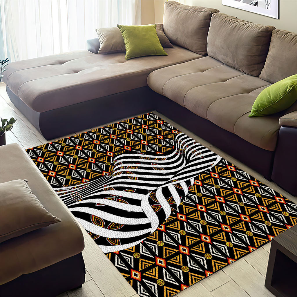 Cameroon Toghu Bamenda Area Rug African Traditional Art