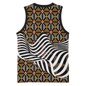 Cameroon Toghu Bamenda Basketball Jersey African Traditional Art